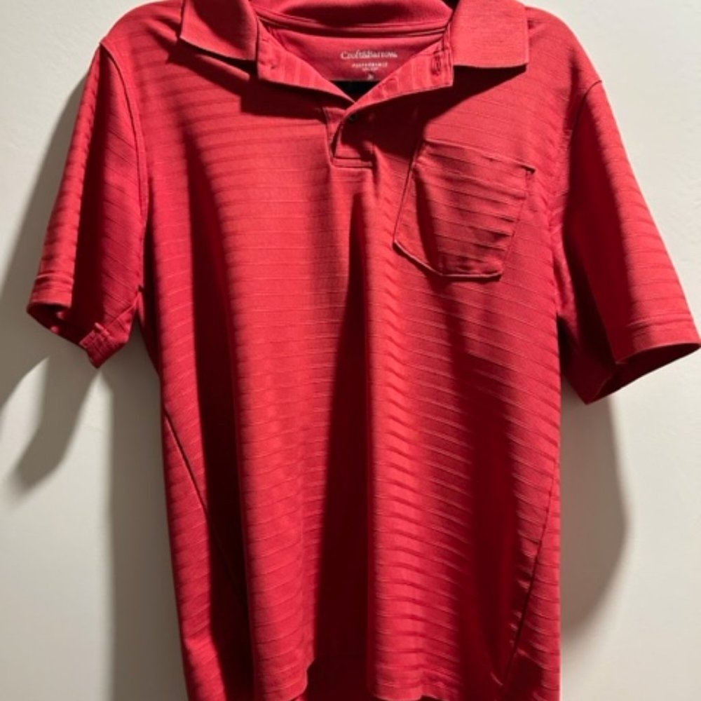 Croft&Barrow Performance Red Polo